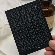 Spray Painted Nail Art Stickers YT 38