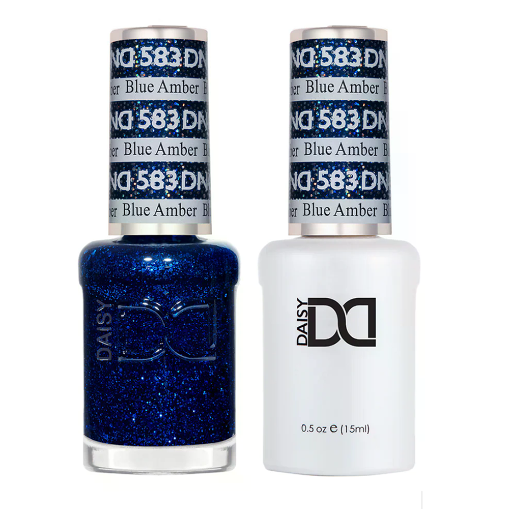 DND Gel Nail Polish Duo - 583 Blue Amber