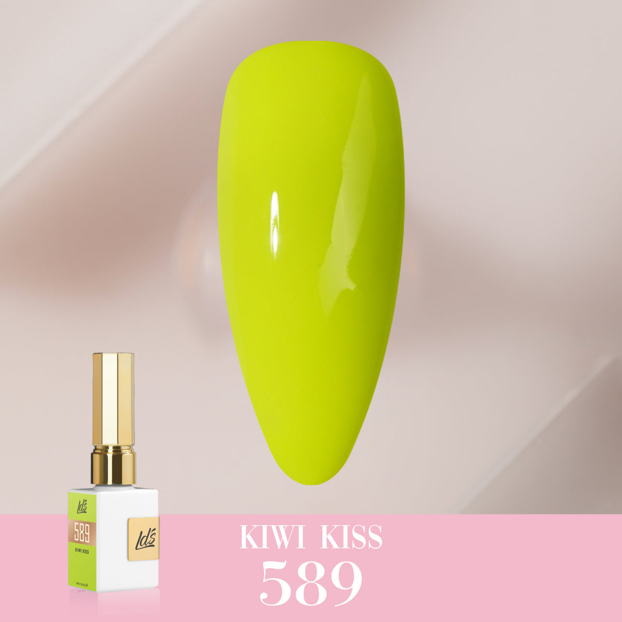 LDS Color Craze Collection - 589 Kiwi Kiss - Gel Polish 0.5oz