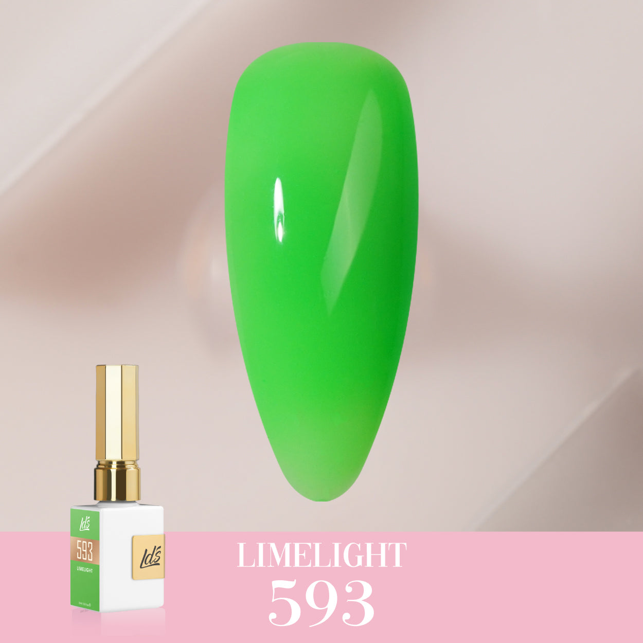 LDS Color Craze Collection - 593 Limelight - Gel Polish 0.5oz