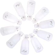 10 PCS Plastic Nail Art Soak Off Cap Clips Permanent Fingers Enamel Remover Cleaner Nail Degreaser Manicure Tools - White