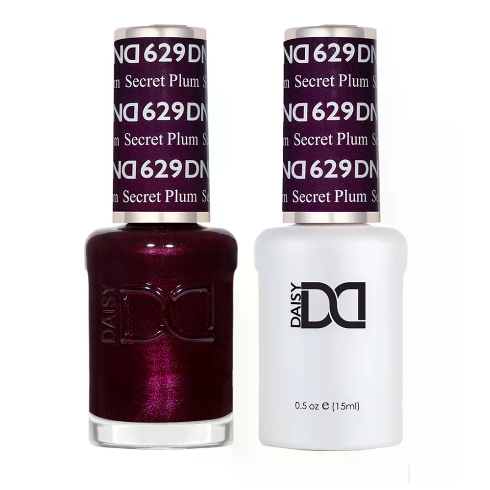 DND Gel Nail Polish Duo - 629 Secret Plum