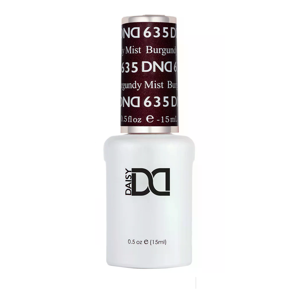 DND Gel Polish - 635 Burgundy Mist