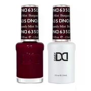 DND Gel Nail Polish Duo - 635 Burgundy Mist