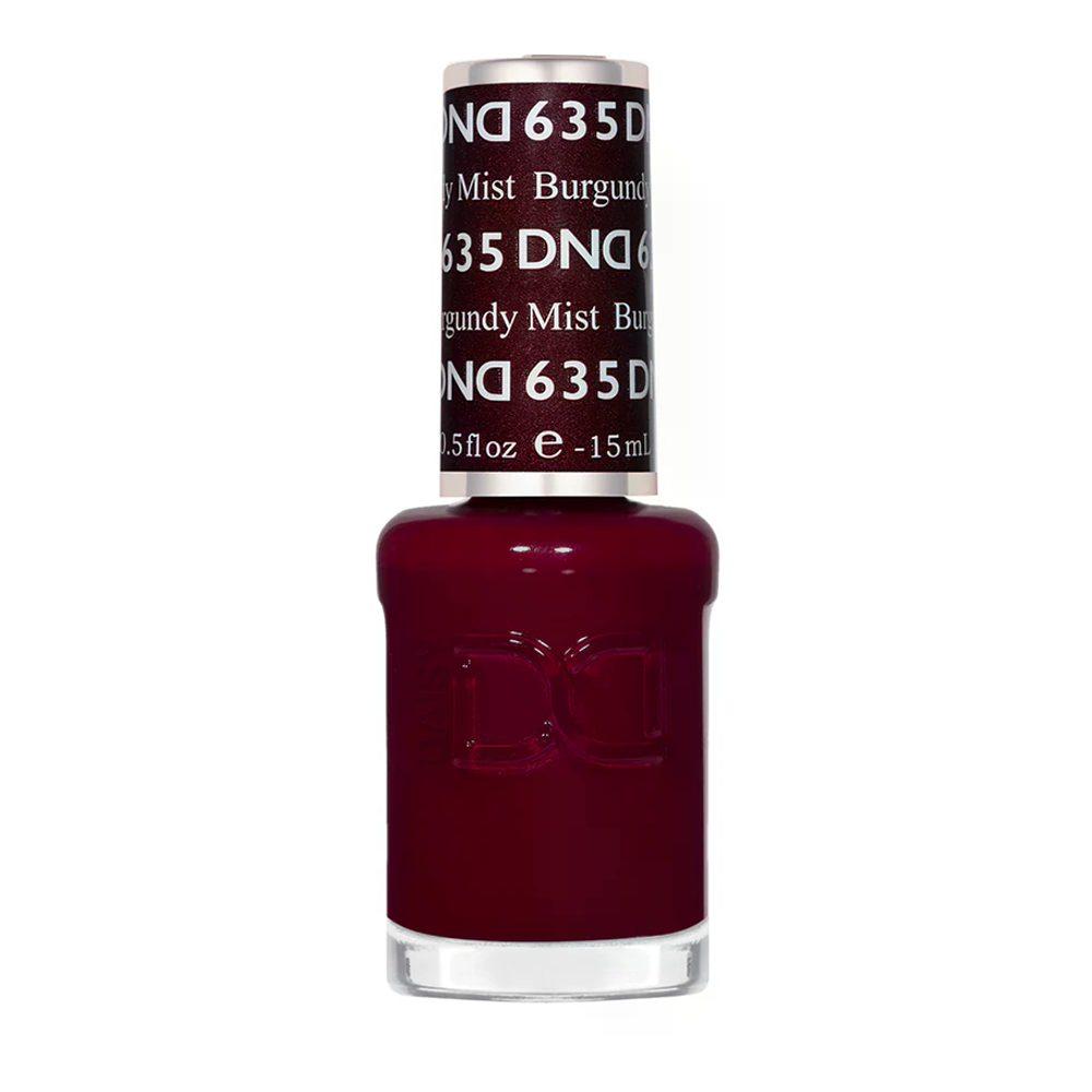 DND Nail Lacquer - 635 Burgundy Mist