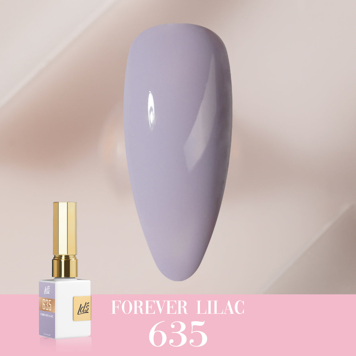 LDS Color Craze Collection - 635 Forever Lilac - Gel Polish 0.5oz