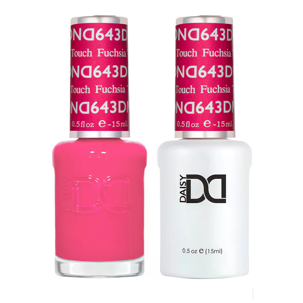 DND Gel Nail Polish Duo - 643 Fuchsia Touch