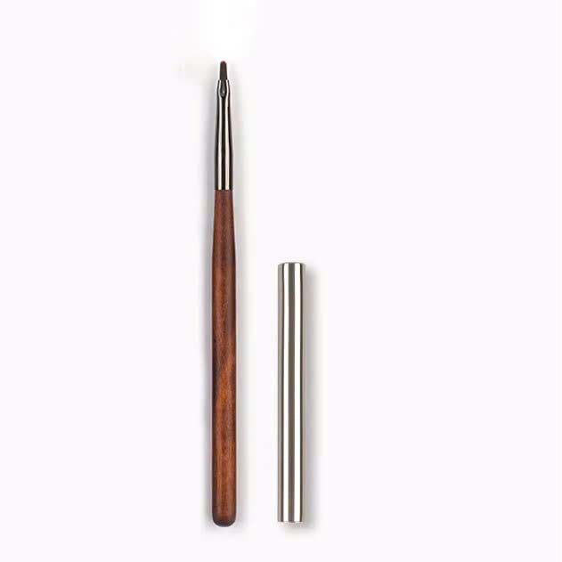 Premium Bamboo Nail Art Brush - Filbert