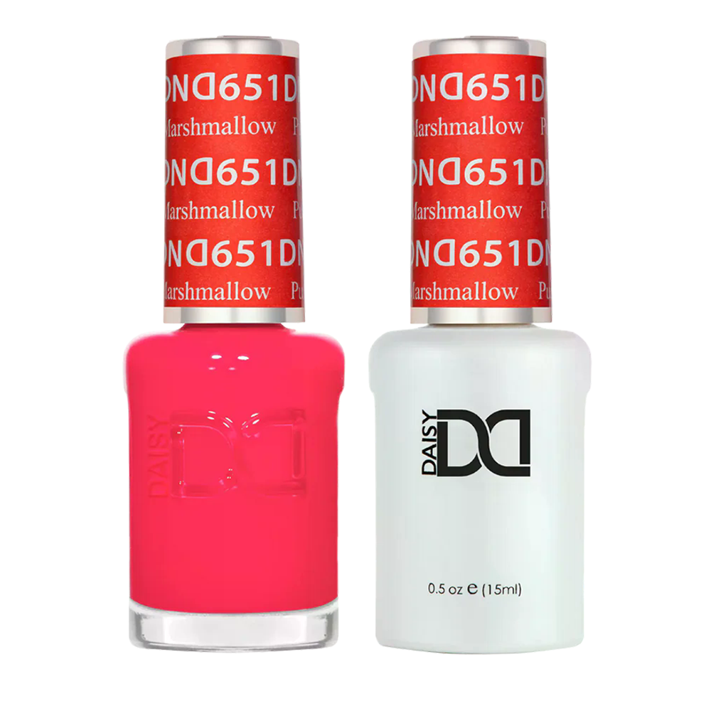 DND Gel Nail Polish Duo - 651 Punch Marshmallow