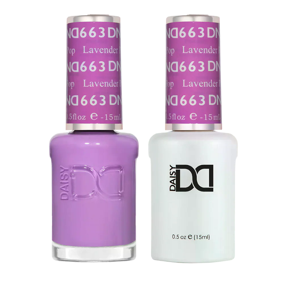 DND Gel Nail Polish Duo - 663 Lavender Pop
