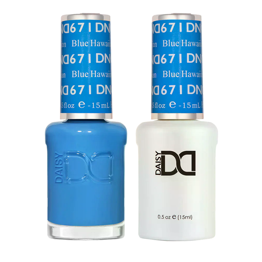 DND Gel Nail Polish Duo - 671 Blue Hawaiian