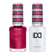 DND Gel Nail Polish Duo - 681 Hot Pink Patrol