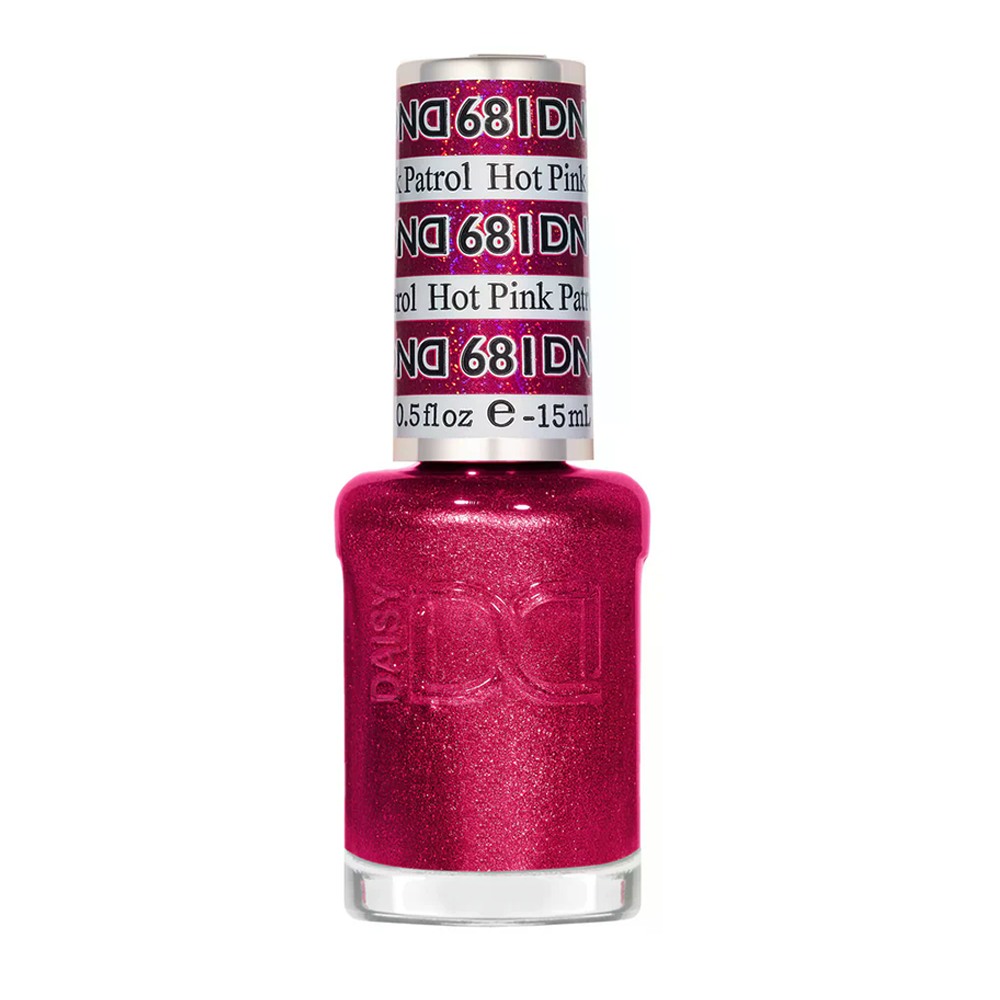 DND Nail Lacquer - 681 Hot Pink Patrol