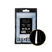 APRES - Gel-X Natural Coffin Long #0 Refill Bag