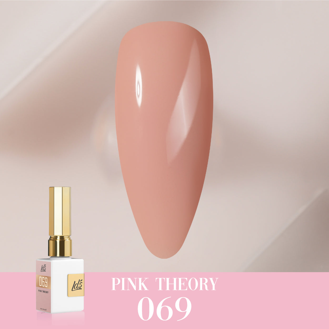 LDS Color Craze Collection - 069 Pink Theory - Gel Polish 0.5oz