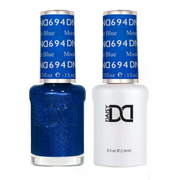 DND Gel Nail Polish Duo - 694 Moon River Blue