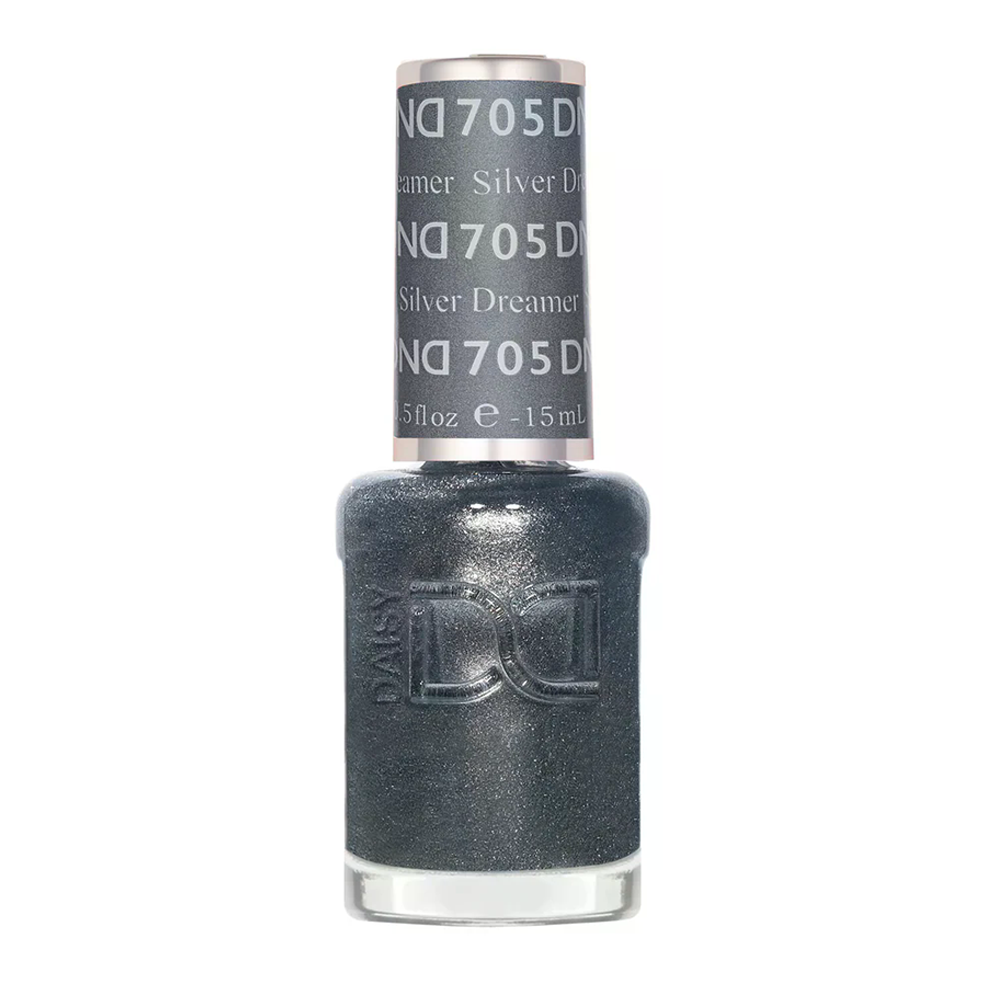 DND Nail Lacquer - 705 Silver Dreamer
