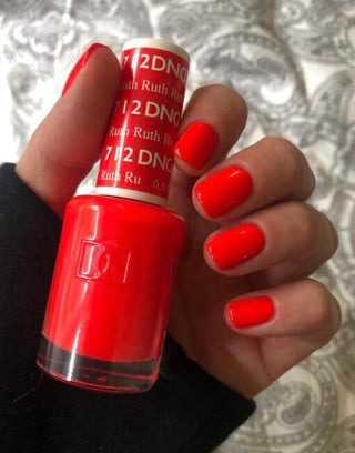DND Gel Nail Polish Duo - 712 Red Colors - Ruth