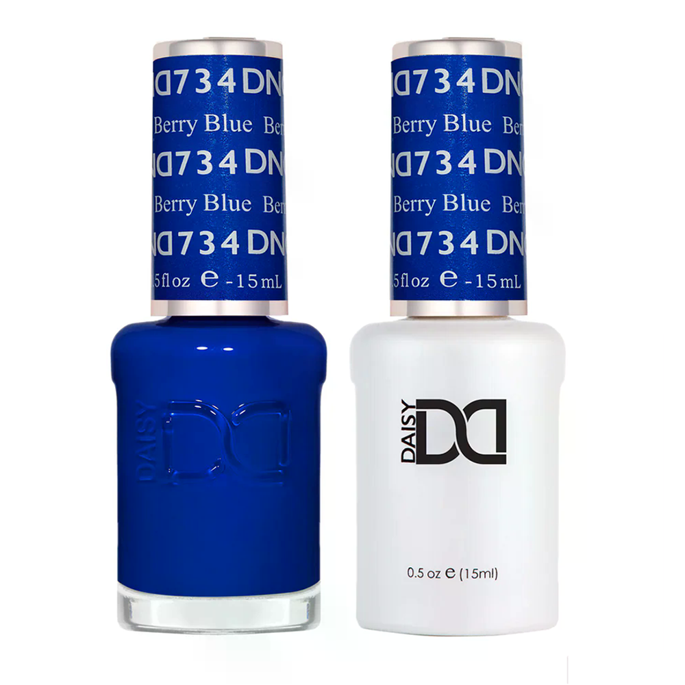 DND Gel Nail Polish Duo - 734 Berry Blue