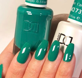 DND Gel Nail Polish Duo - 735 Green  Colors - Cosmopolitan
