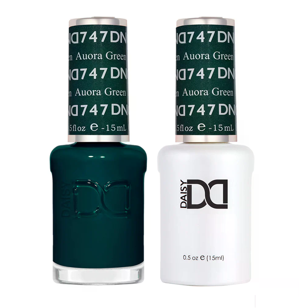 DND Gel Nail Polish Duo - 747 Aurora Green