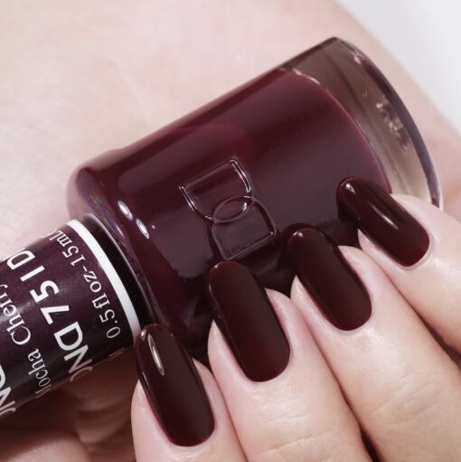 DND Gel Nail Polish Duo - 751 Purple Colors - Cherry Mocha