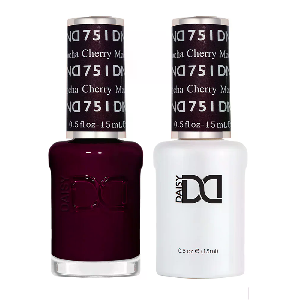 DND Gel Nail Polish Duo - 751 Cherry Mocha