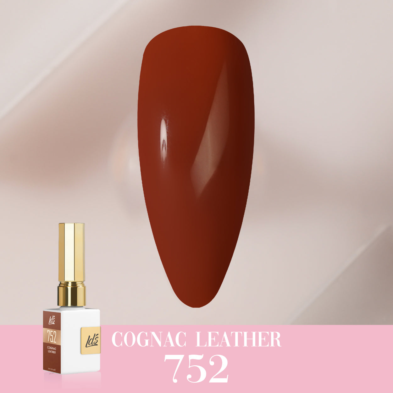 LDS Color Craze Collection - 752 Cognac Leather - Gel Polish 0.5oz