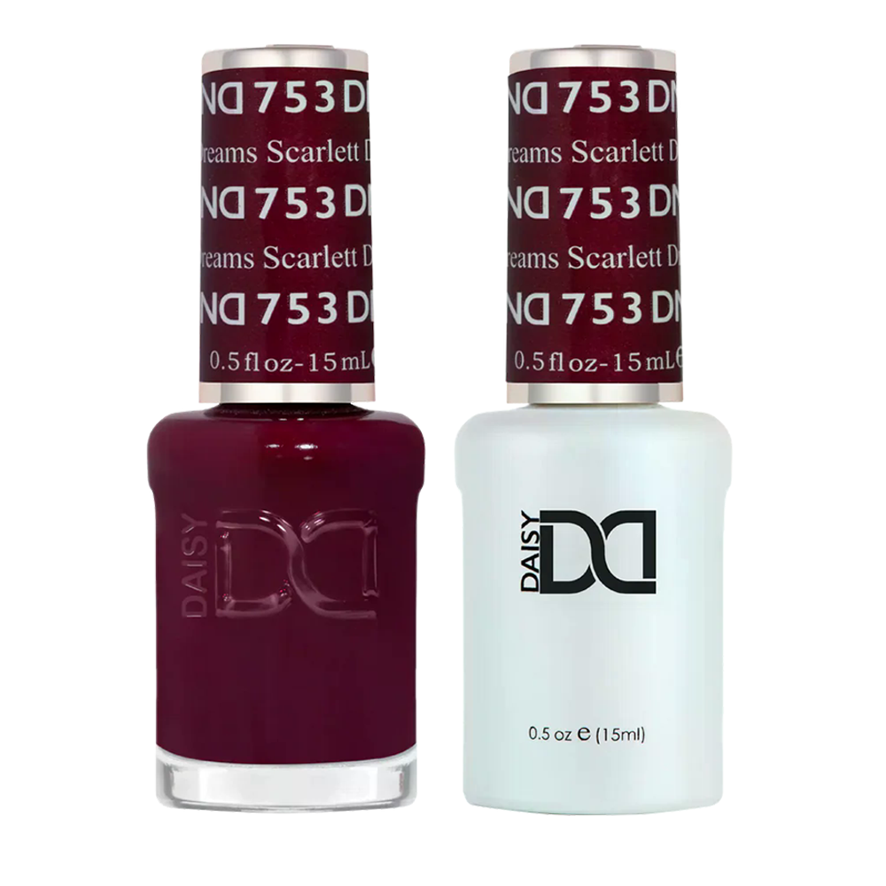 DND Gel Nail Polish Duo - 753 Scarlett Dreams