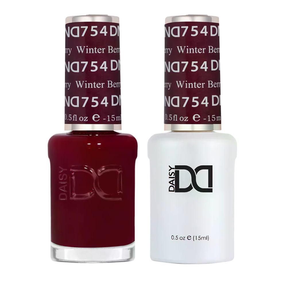 DND Gel Nail Polish Duo - 754 Winter Berry