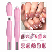 3 in 1 Heart Cat Eye Magnet For Nails