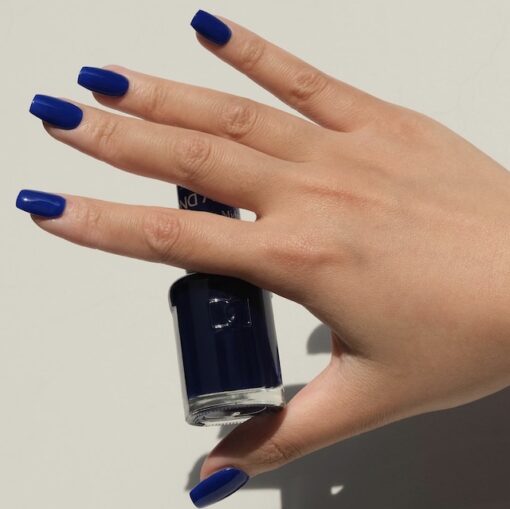 DND Gel Nail Polish Duo - 762 Blue Colors - Midnight Sapphire