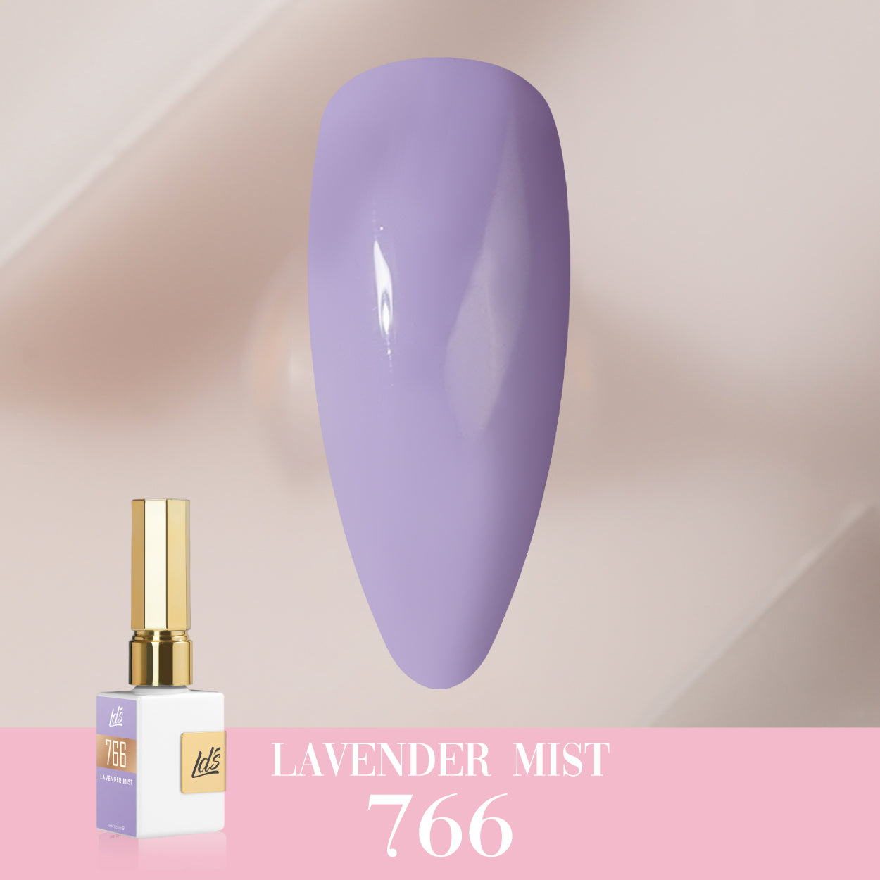 LDS Color Craze Collection - 766 Lavender Mist - Gel Polish 0.5oz