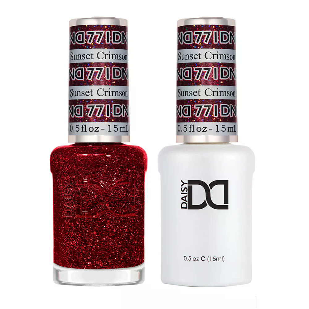 DND Gel Nail Polish Duo - 771 Crimson Sunset