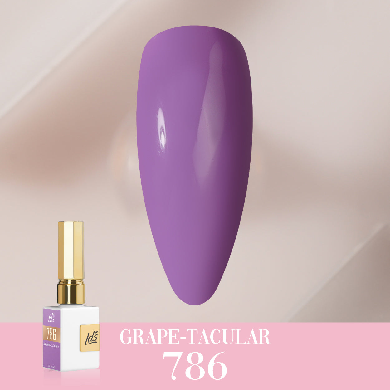 LDS Color Craze Collection - 786 Grape-tacular - Gel Polish 0.5oz