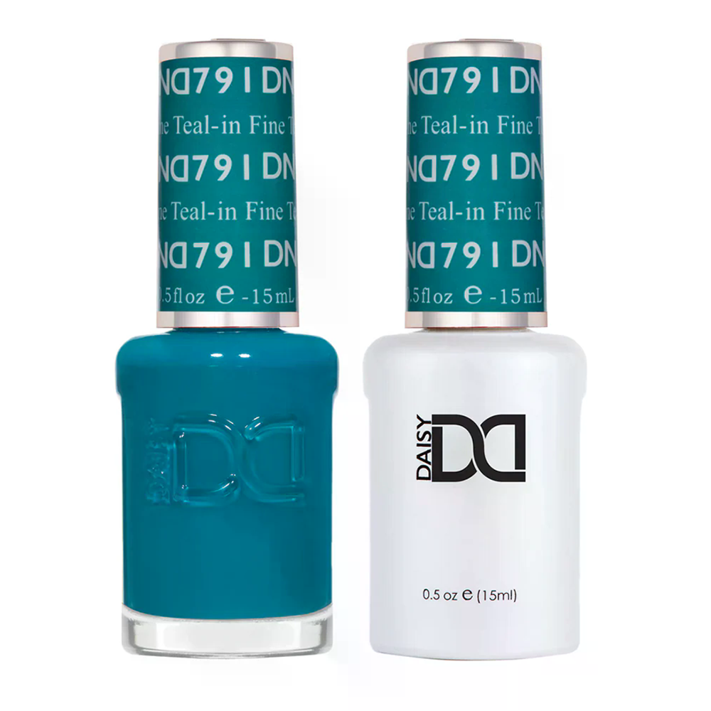 DND Gel Nail Polish Duo - 791 Teal-in Fine
