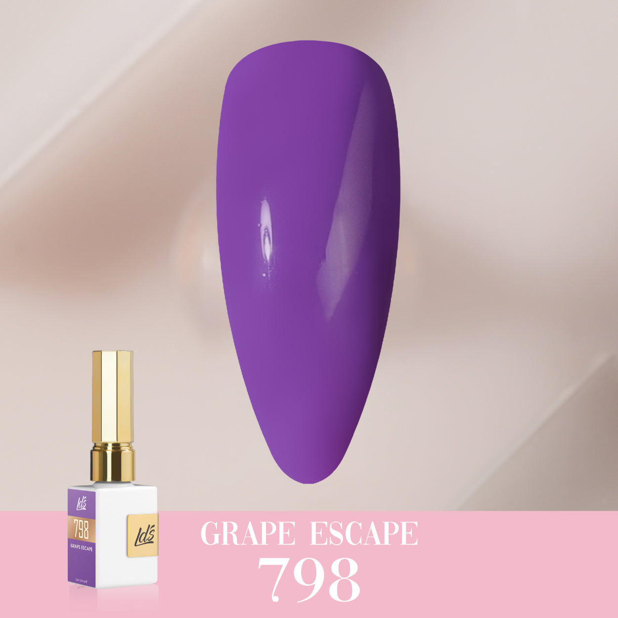 LDS Color Craze Collection - 798 Grape Escape - Gel Polish 0.5oz