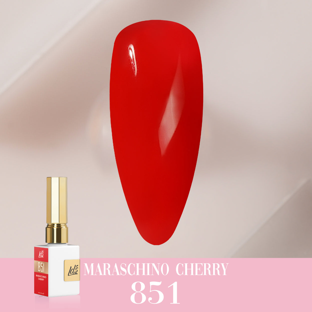 LDS Color Craze Collection - 851 Maraschino Cherry - Gel Polish 0.5oz