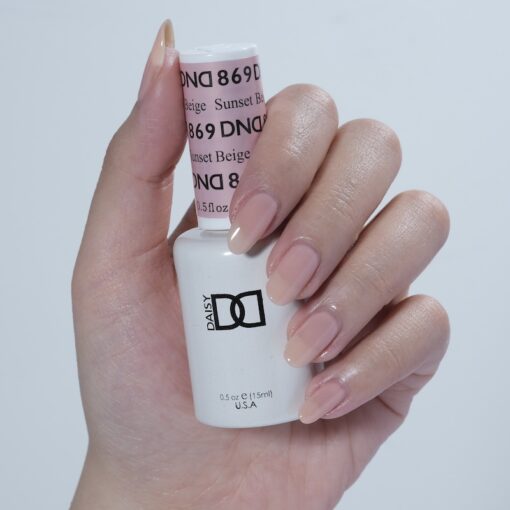 DND Gel Nail Polish Duo - 869 Sunset Beige