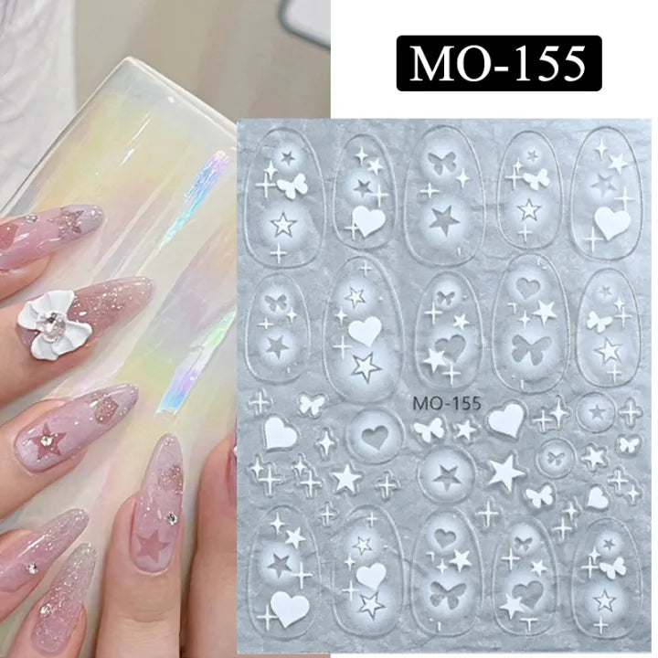 3D Nail Art Stickers MO155 - MO157