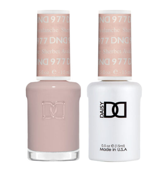 DND Gel Nail Polish Duo - 977 Sherbet Avalanche