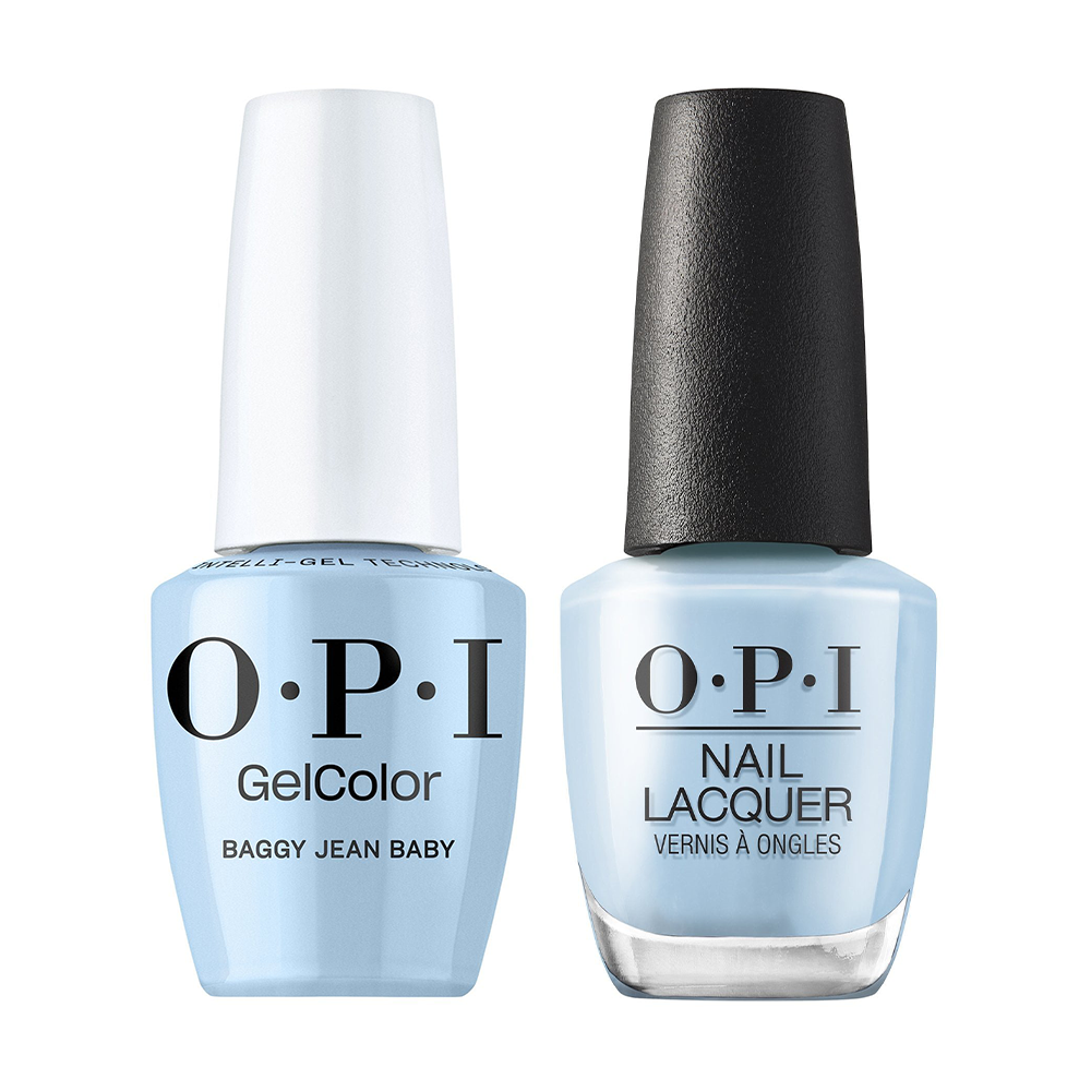 OPI Gel Nail Polish Duo - GLF036 Baggy Jean Baby - Gel Polish 0.5oz