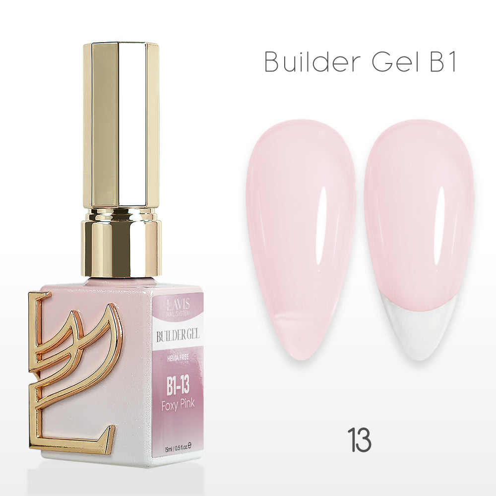 LAVIS Builder Gel In The Bottle - B1-13 Wing It - Gel Polish 0.5oz