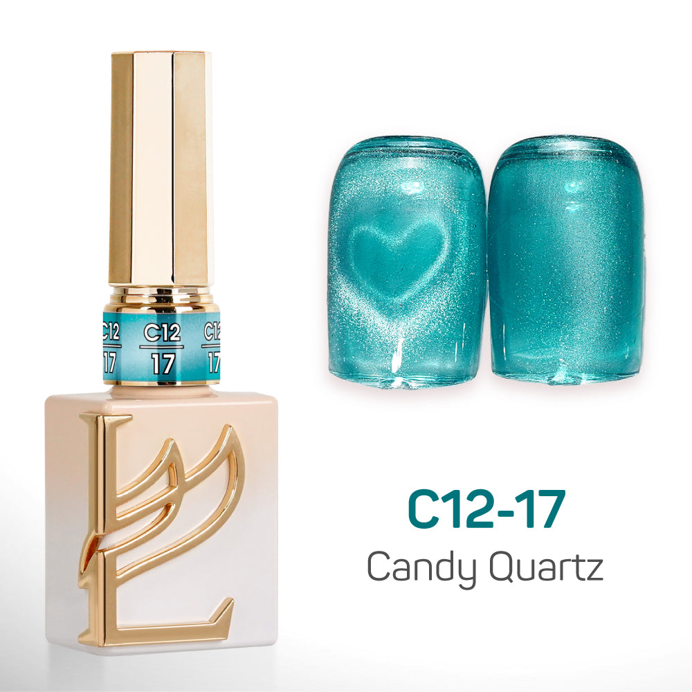 LAVIS Cat Eyes C12 - 17 - Gel Polish 0.5 oz - Candy Quartz Collection