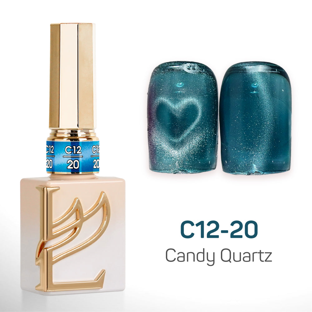 LAVIS Cat Eyes C12 - 20 - Gel Polish 0.5 oz - Candy Quartz Collection