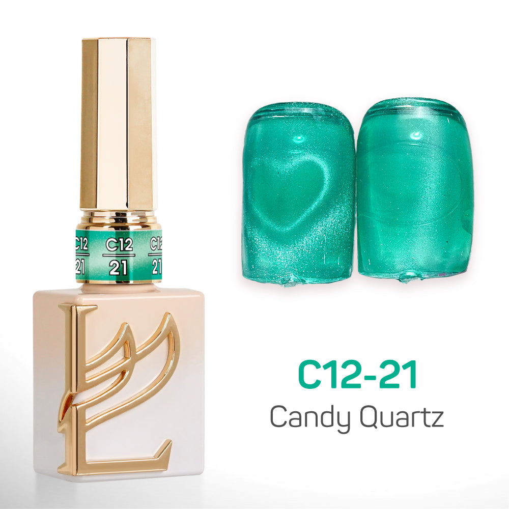 LAVIS Cat Eyes C12 - 21 - Gel Polish 0.5 oz - Candy Quartz Collection