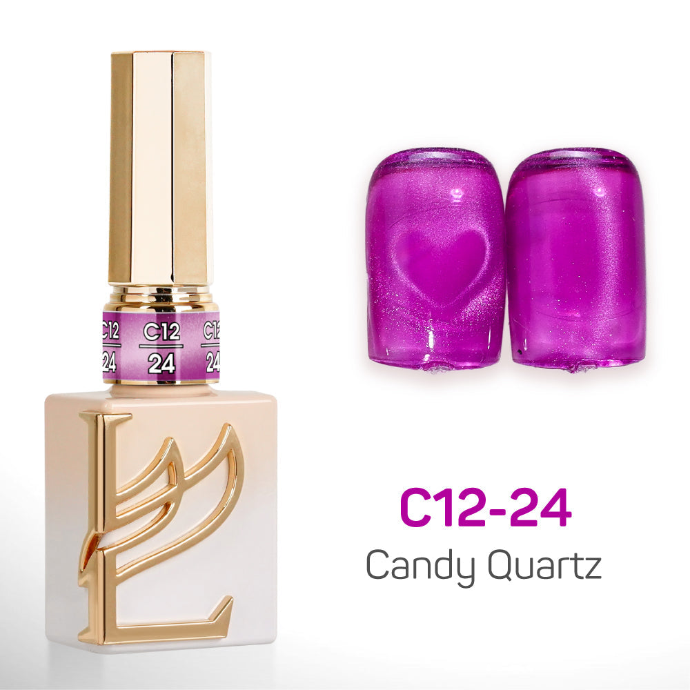 LAVIS Cat Eyes C12 - 24 - Gel Polish 0.5 oz - Candy Quartz Collection