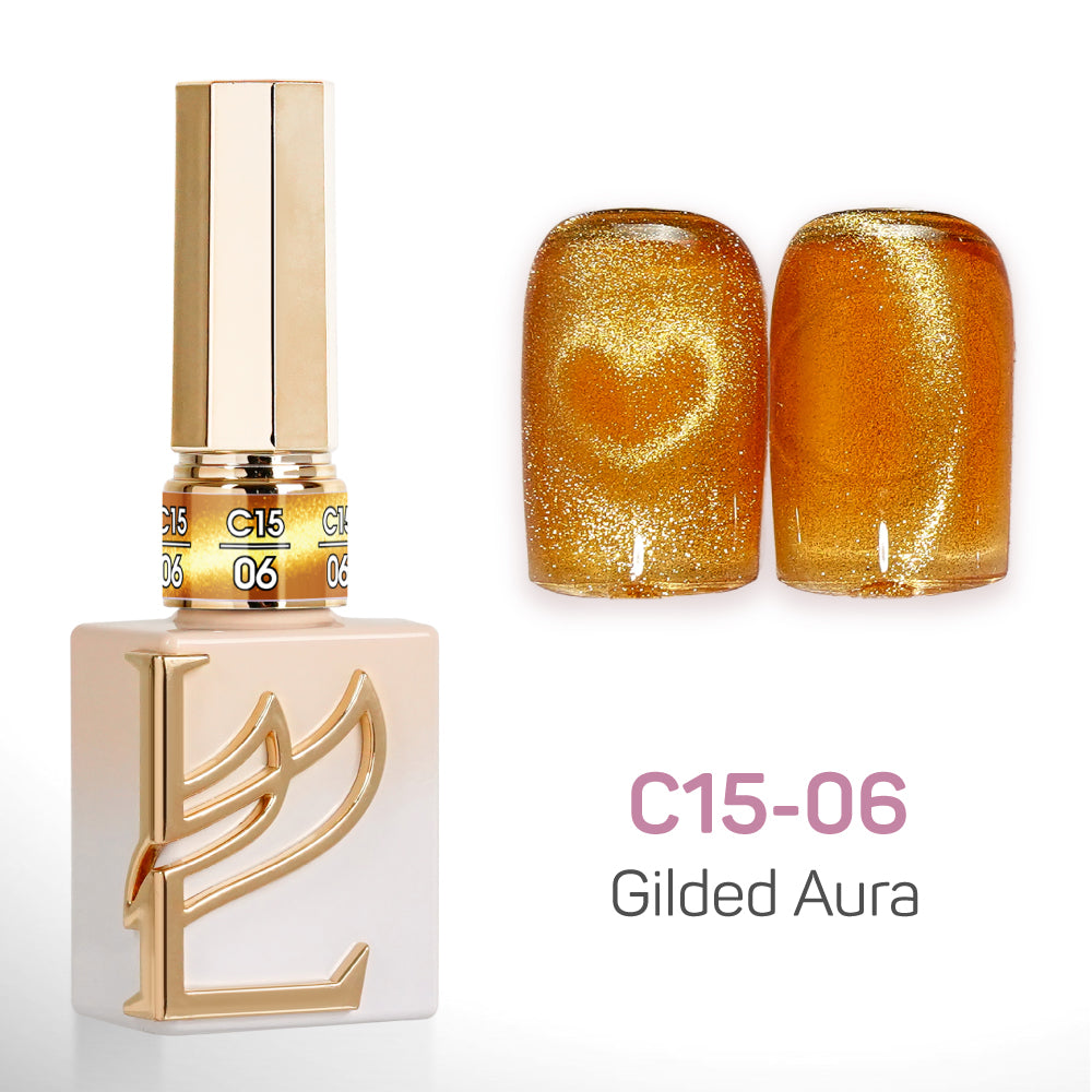 LAVIS Cat Eyes C15 - 06 - Gel Polish 0.5 oz - Gilded Aura Collection