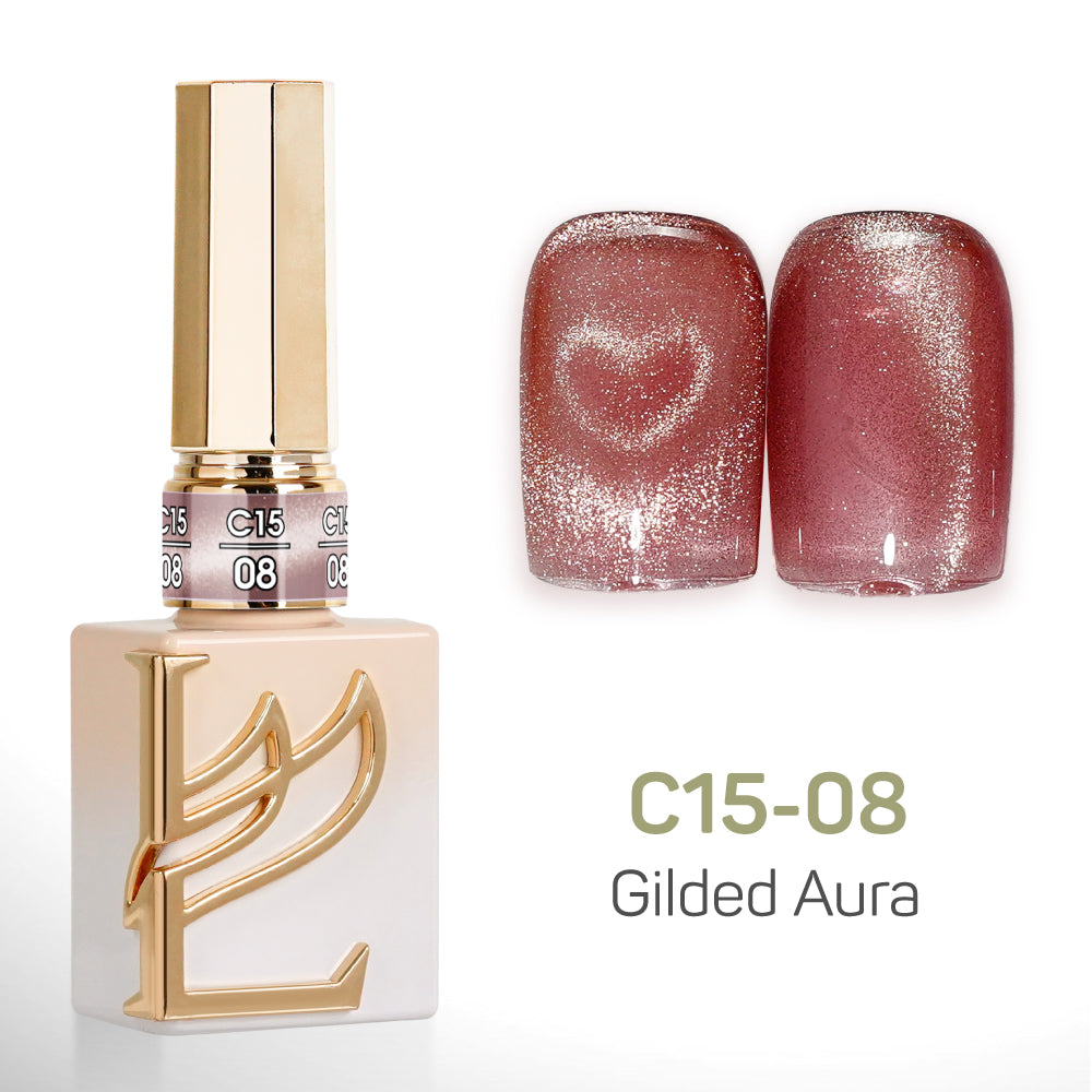 LAVIS Cat Eyes C15 - 08 - Gel Polish 0.5 oz - Gilded Aura Collection