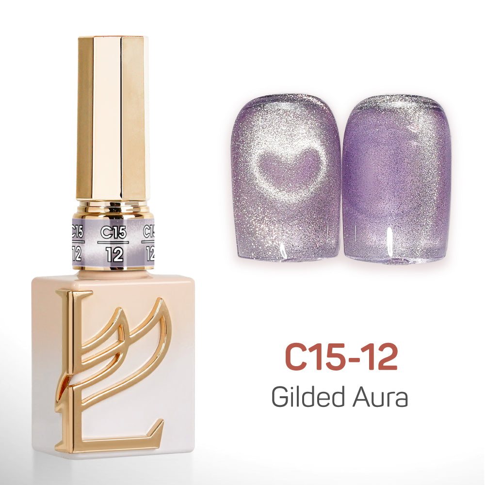 LAVIS Cat Eyes C15 - 12 - Gel Polish 0.5 oz - Gilded Aura Collection